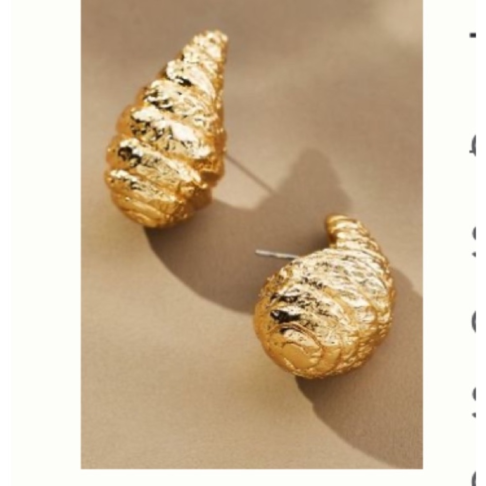 Nwt textured post earrings anthropologie